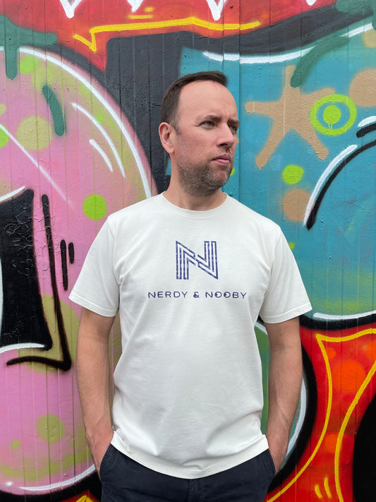 White men's regular cotton t-shirt